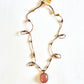 Collier Court Tibétain Strawberry Quartz Rose - Sharing