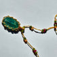 Collier Court Tibétain Kyanite Bleue (Rare) - Sharing