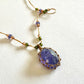 Collier Court Tibétain Tanzanite (Rare) - Sharing