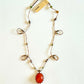 Collier Court Tibétain Cornaline - Sharing