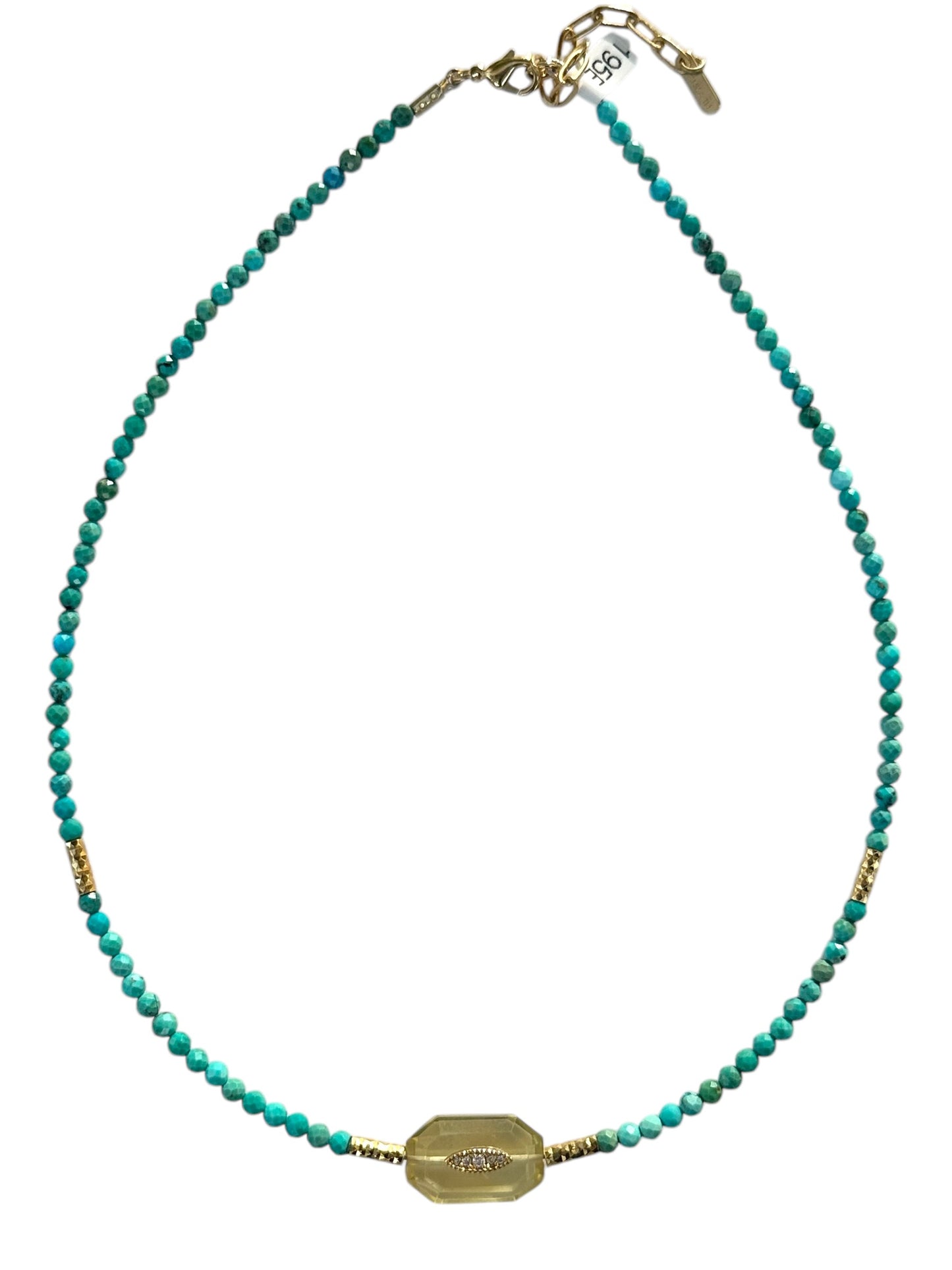 Collier Inside 2 Turquoise - Hanka ïn