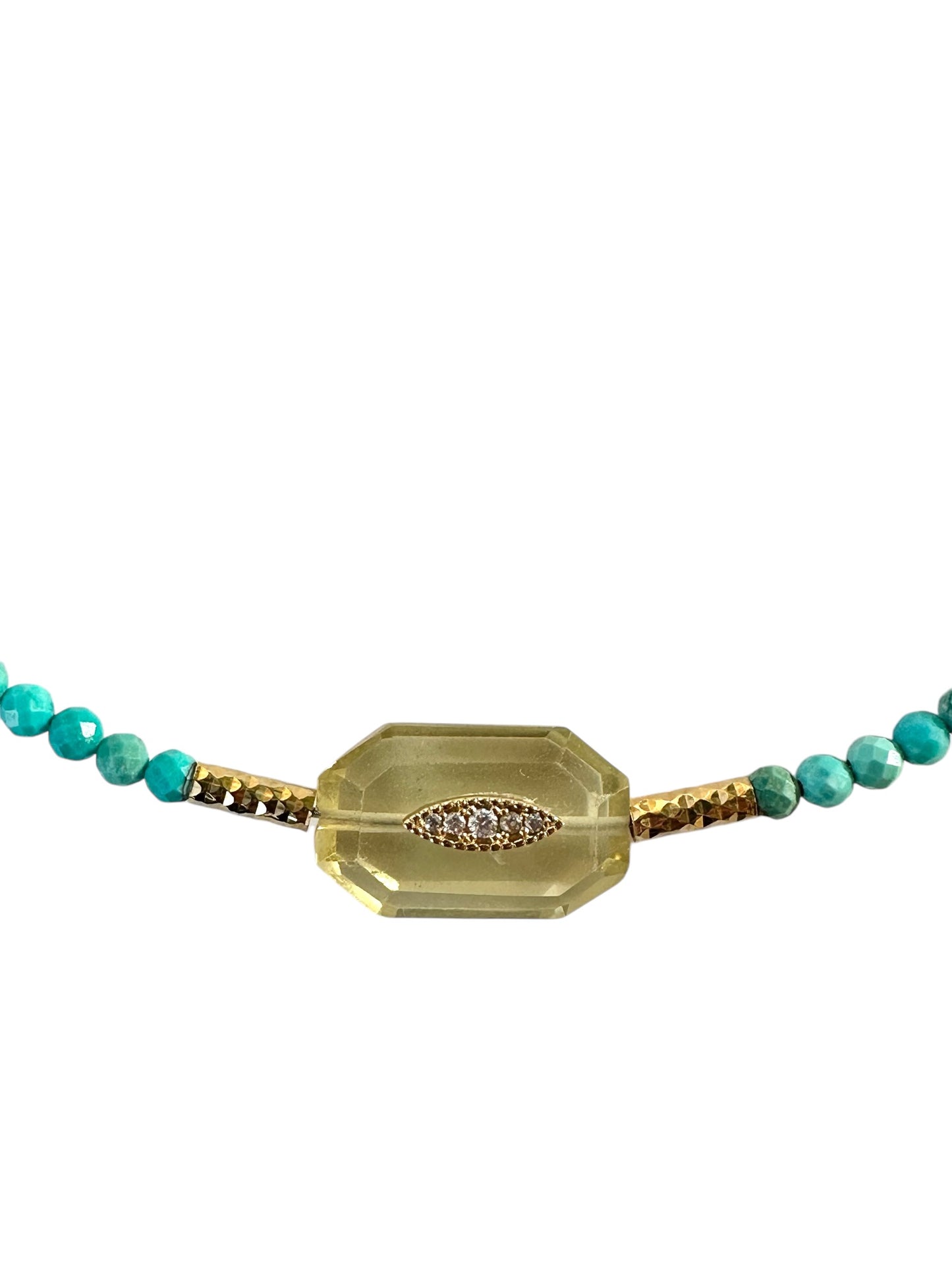 Collier Inside 2 Turquoise - Hanka ïn