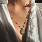 Collier Court Tibétain Kyanite Verte (Rare) - Sharing