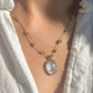 Collier Court Tibétain Moonstone Rainbow (Rare) - Sharing