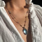 Collier Court Tibétain Topaze Bleue (Rare) - Sharing