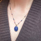 Collier Court Tibétain Lapis Lazuli - Sharing