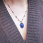 Collier Court Tibétain Lapis Lazuli - Sharing
