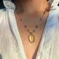 Collier Court Tibétain Lemon Quartz - Sharing