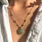 Collier Court Tibétain Kyanite Verte (Rare) - Sharing