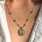 Collier Court Tibétain Kyanite Verte (Rare) - Sharing