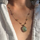 Collier Court Tibétain Kyanite Verte (Rare) - Sharing