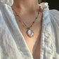 Collier Court Tibétain Moonstone Rainbow (Rare) - Sharing