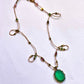 Collier Court Tibétain Onyx Vert - Sharing