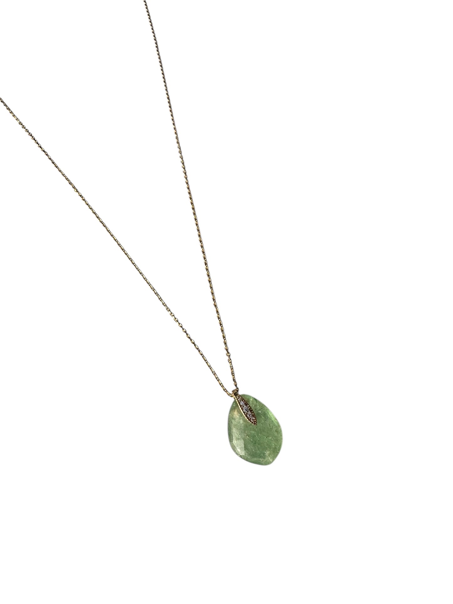 Collier pendentif Quartz Vert - Hanka ïn