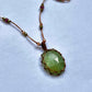 Collier Court Tibétain Kyanite Verte (Rare) - Sharing