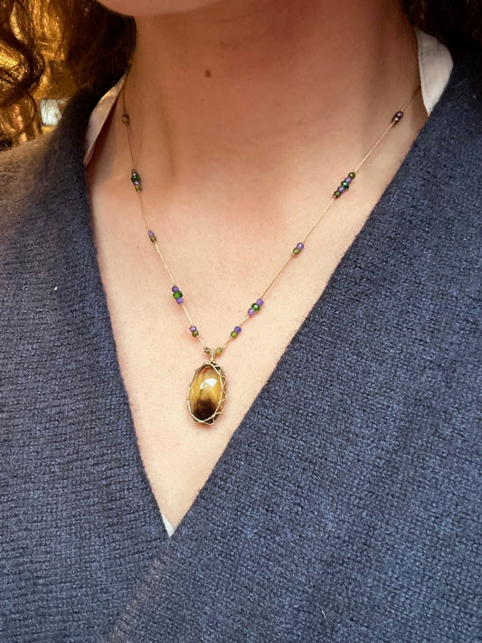 Collier Court Tibétain Bio Lemon - Sharing