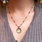 Collier Court Tibétain Fluorite Verte (Rare) - Sharing