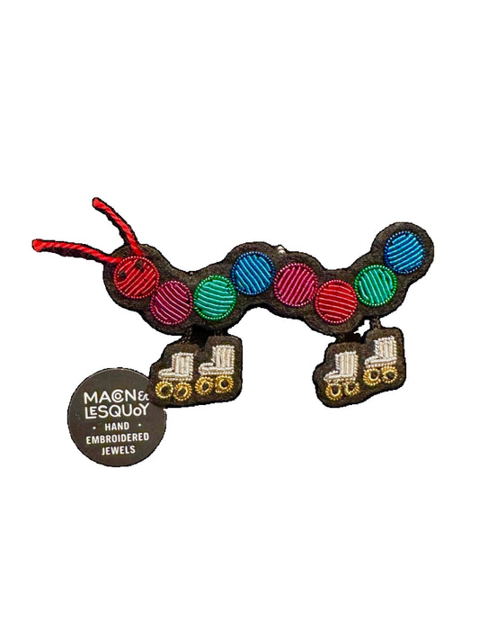 Broche Chenille Patins À Roulettes - Macon & Lesquoy