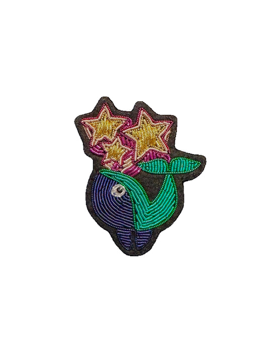 Broche Baleine Etoiles - Macon & Lesquoy