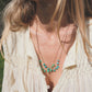 Collier 9 Gouttes Turquoises - Ivarene
