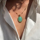 Collier Court Tibétain Chrysoprase - Sharing