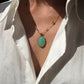 Collier Court Tibétain Chrysoprase - Sharing