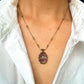 Collier Court Tibétain Fluorite Rainbow (Rare) - Sharing