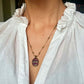 Collier Court Tibétain Fluorite Rainbow (Rare) - Sharing
