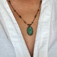 Collier Court Tibétain Ancient Roman Glass - Sharing