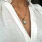 Collier Court Tibétain Topaze Bleue (Rare) - Sharing