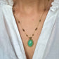 Collier Court Tibétain Chrysoprase 2 - Sharing