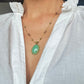Collier Court Tibétain Chrysoprase 2 - Sharing