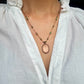 Collier Court Tibétain Quartz Rose - Sharing