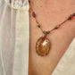 Collier Court Tibétain Quartz Rutile Copper - Sharing
