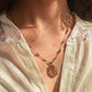 Collier Court Tibétain Quartz Rutile Copper - Sharing