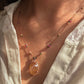 Collier Court Tibétain Quartz Rutile Copper - Sharing