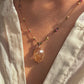 Collier Court Tibétain Quartz Rutile Copper - Sharing