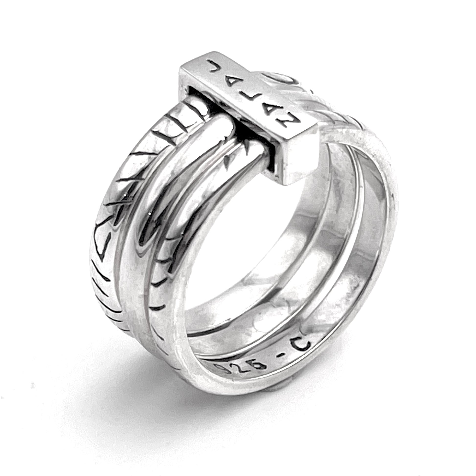 Bague Sommelier Argent Rangs Jalan Jalan – nousleslibellules