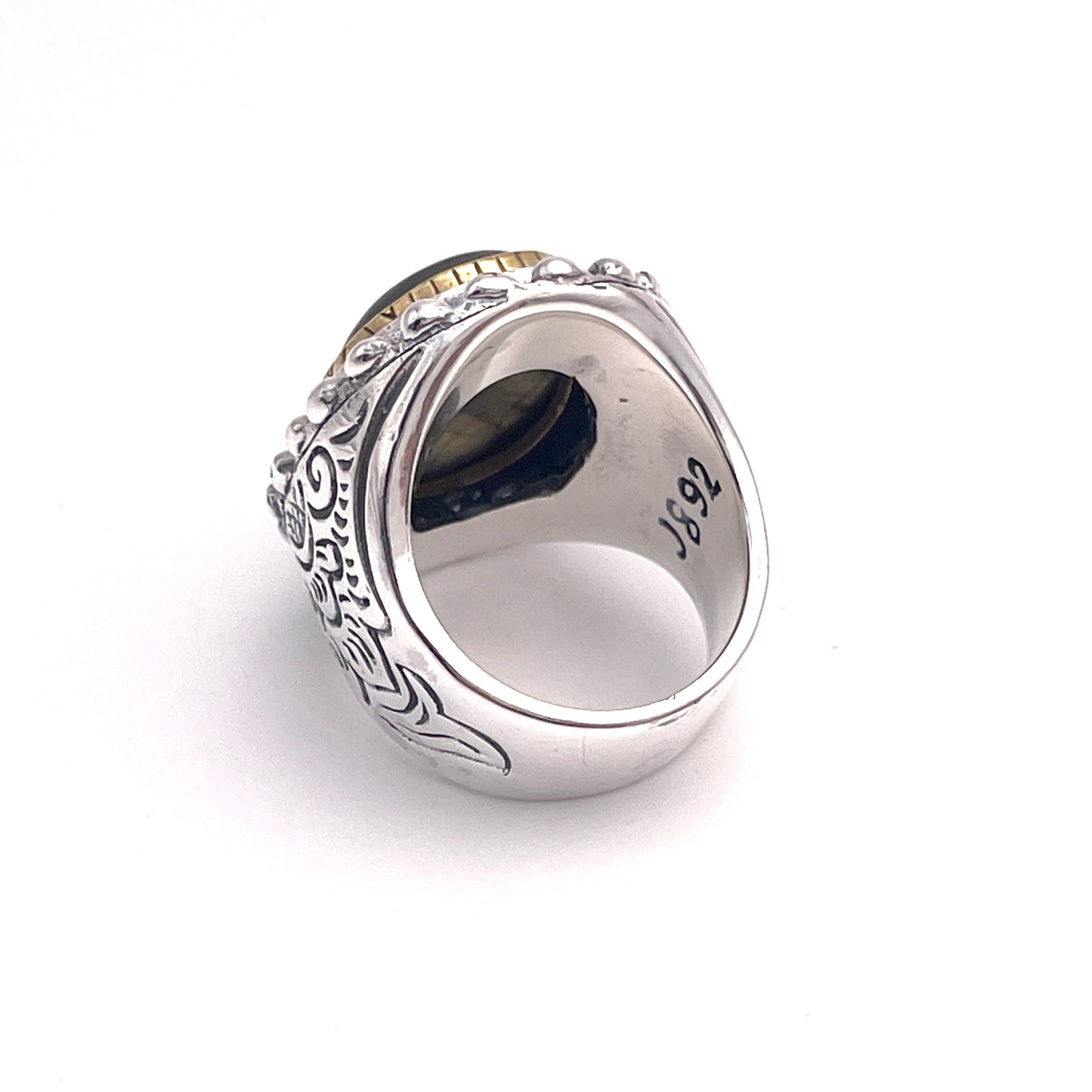 Bague Argent et Labradorite - Jalan Jalan