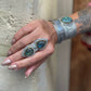 Bague Argent Double Labradorite - Jalan Jalan