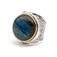 Bague Argent et Labradorite - Jalan Jalan