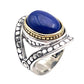 Bague Argent et Lapis Lazuli - Jalan Jalan