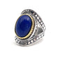 Bague Argent et Lapis Lazuli - Jalan Jalan