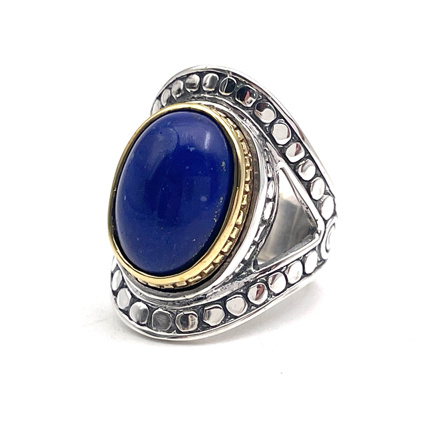 Bague Argent et Lapis Lazuli - Jalan Jalan