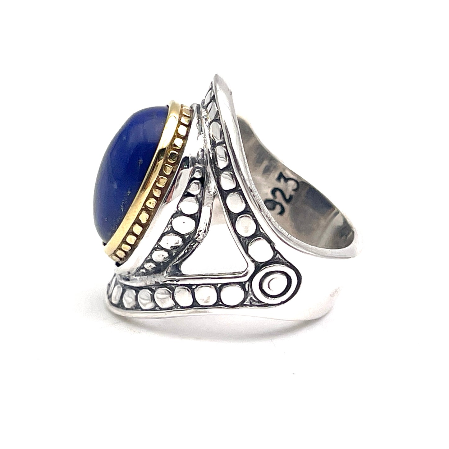 Bague Argent et Lapis Lazuli - Jalan Jalan