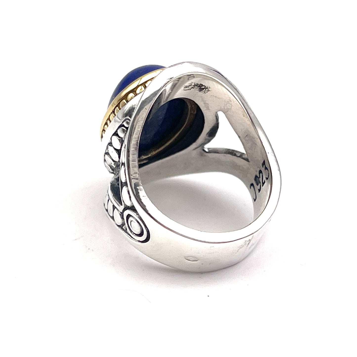 Bague Argent et Lapis Lazuli - Jalan Jalan