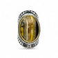Bague Argent et Jaspe Bourdon - Jalan Jalan