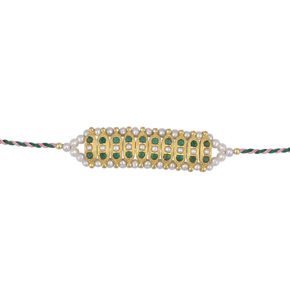 Bracelet Maharani 3 en laiton plaqué or