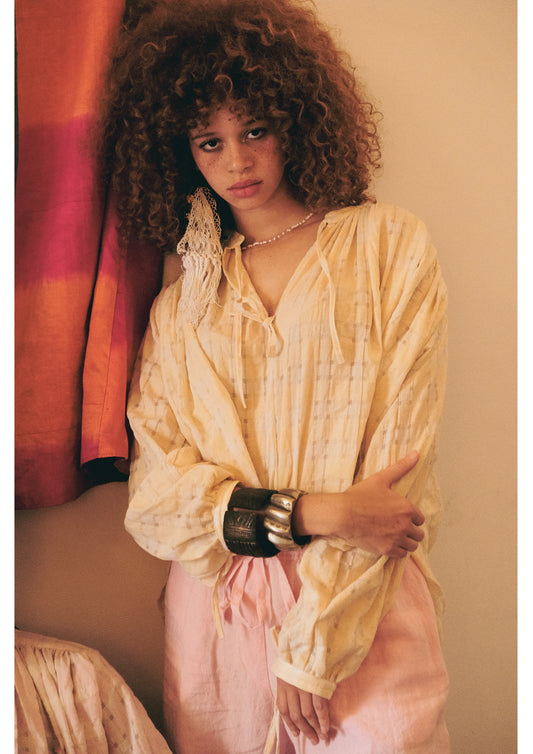 Blouse Naila Yellow - Claramonte