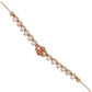 Bracelet Orishas S avec fil lilas ajustable